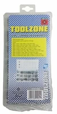 720pc Spring Washer Silver Carbon Steel Split Lock Washers imperial sizes