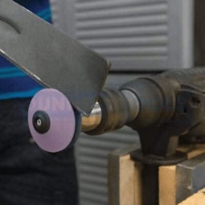 Rotary Mower & Tool Sharpener 50mm 2 Angled Faces And Guide Disc Quality