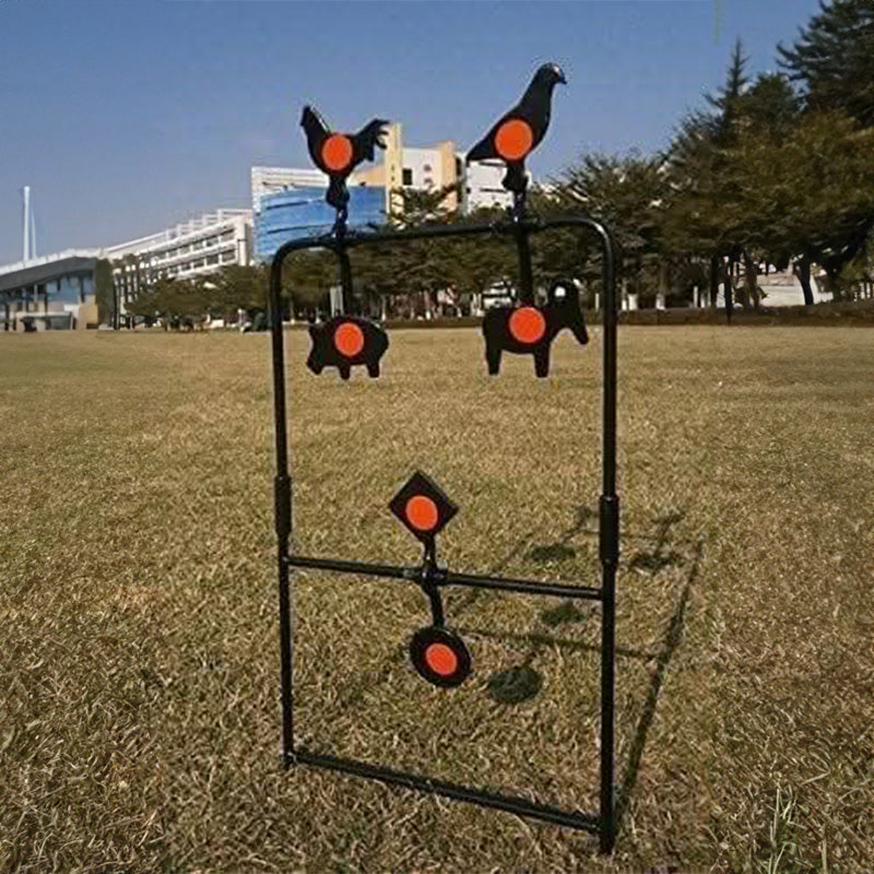 Metal spinning air gun targets