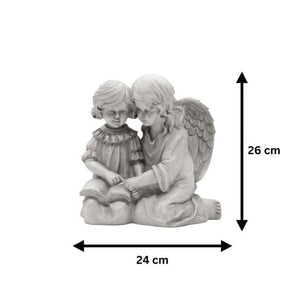 Decorative illuminated cherub ornament