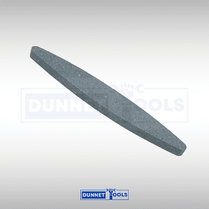 Aluminium oxide sharpening stone shown close up