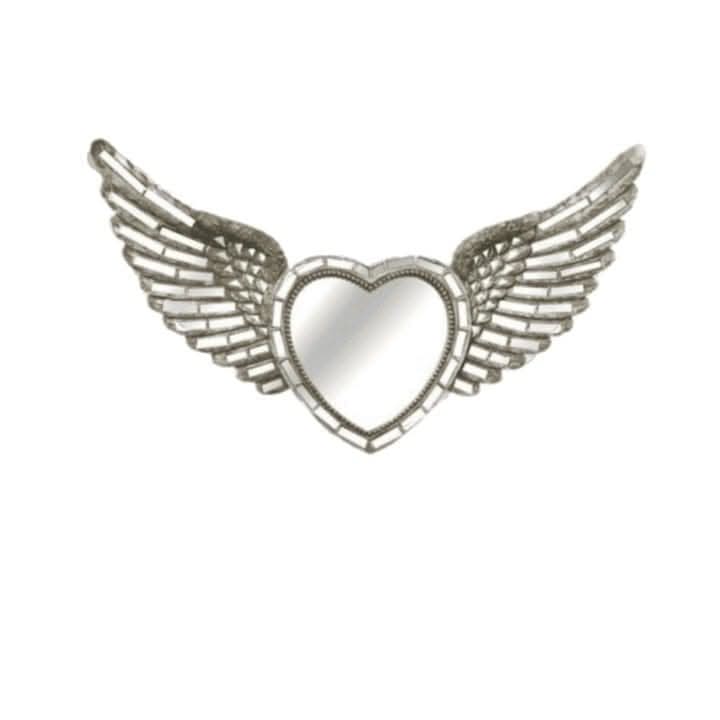 Silver-Mosaic-Heart-Angel-Wings-Hanging-Mirror-1