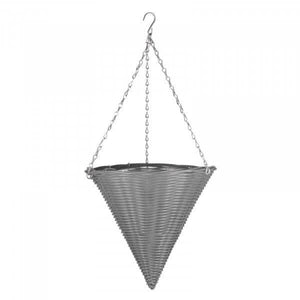 Slate hanging basket with pre-fitted liner