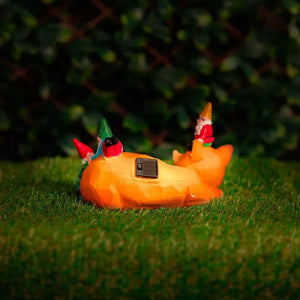 Decorative gnome character detail