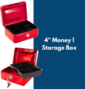 Heavy duty petty cash storage box.