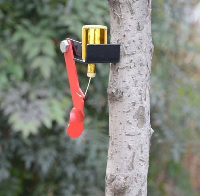 Small steel popper shooting target
