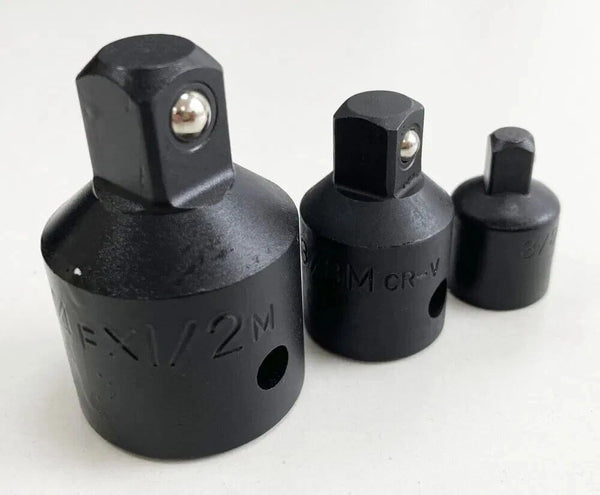 Step down socket adapter set for mechanics