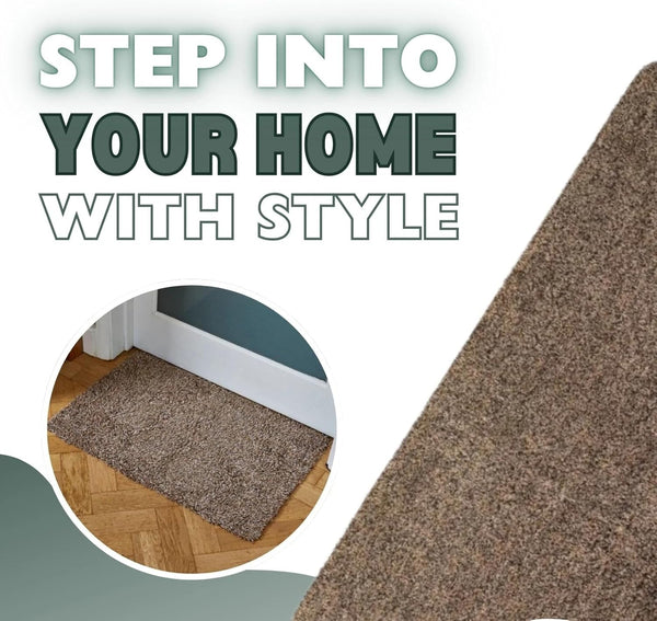 Indoor hallway dirt trapping mat