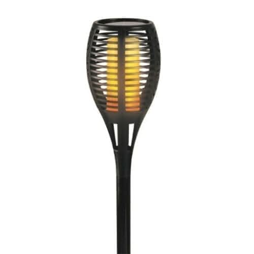 12 LED solar torch with dancing flame effect