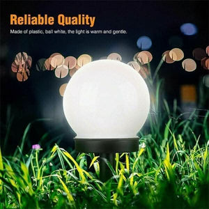 Decorative solar garden globe lights for patios