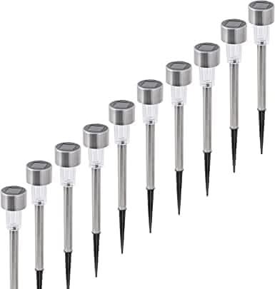 Decorative solar pathway lights for outdoor entertaining