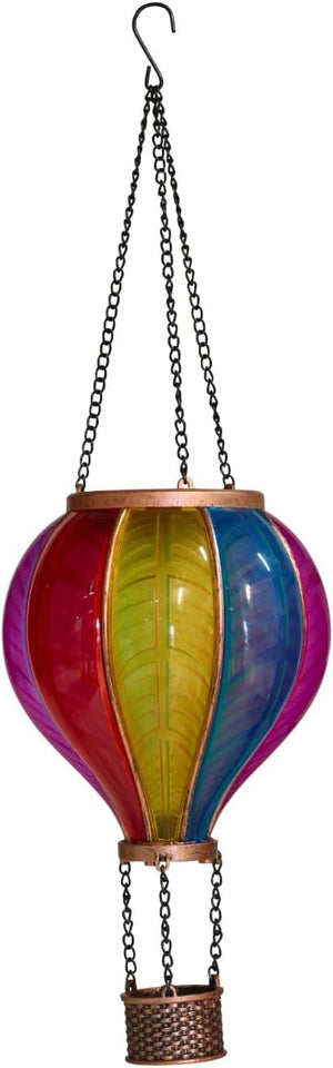 Waterproof garden lantern with flickering flame