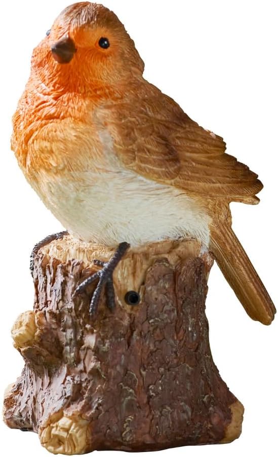 Weather resistant robin garden statue