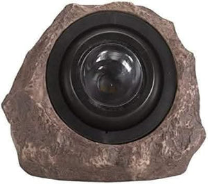 Rock effect solar LED spotlight for outdoor garden
