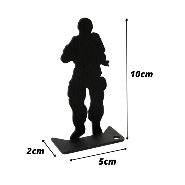 Metal air gun shooting targets