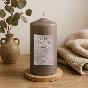 Single wick soy wax candle for home décor