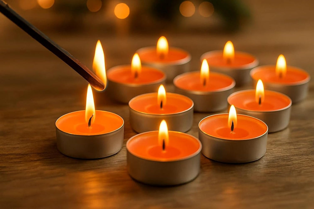 Pack of 20 spiced orange scented tealight candles