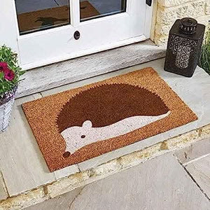 Spike pattern coir door mat