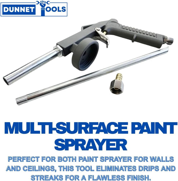 Air spray gun for decorating and renovation projects