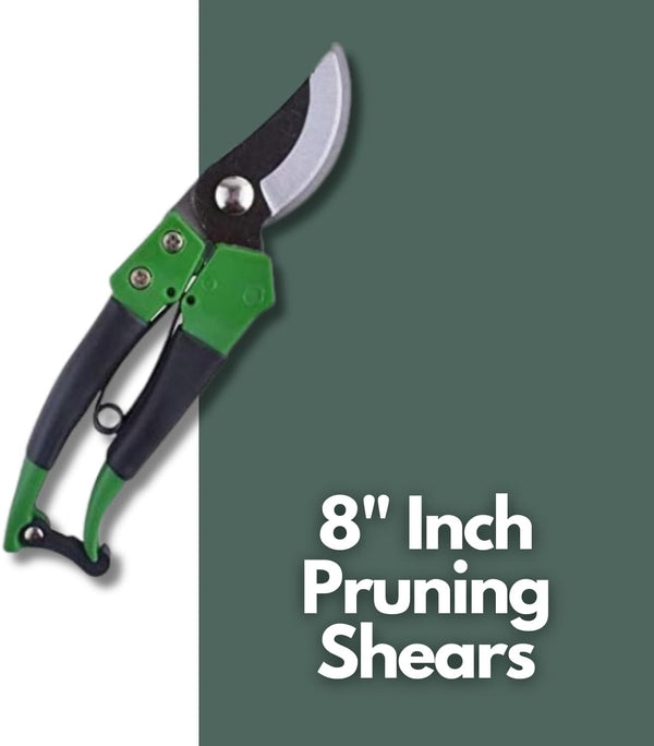 Spring assisted secateurs with non stick cutting blade