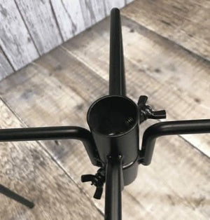 Adjustable bird feeder stabiliser with butterfly bolt
