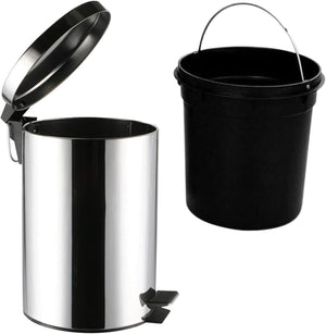 stainless steel waste bin for bathroom