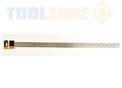 Stainless steel ruler with metric and imperial measurements