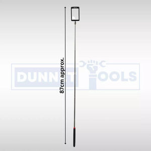 Telescopic mirror for plumbing inspections
