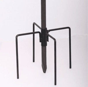 Steel feeding station stabiliser shown from front