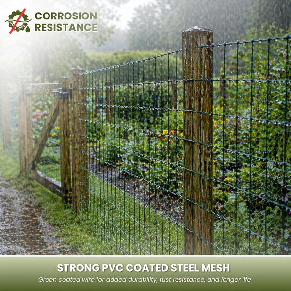 PVC coated animal barrier fencing