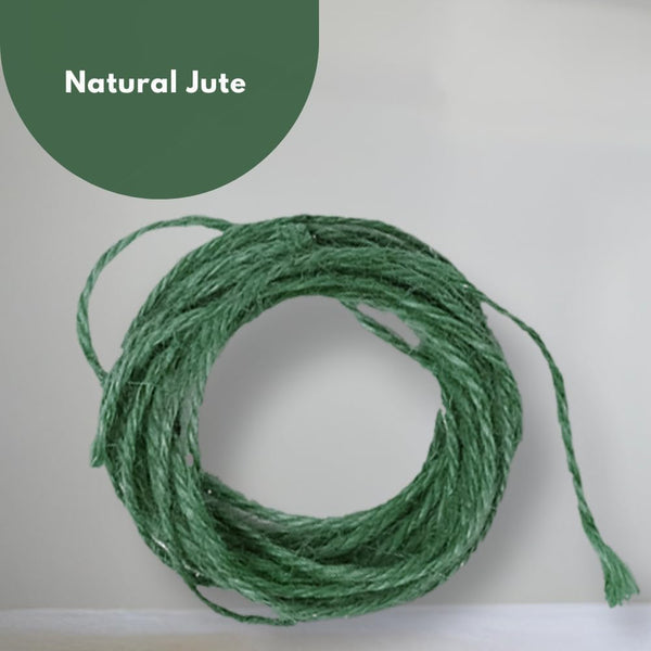 Biodegradable jute rope for garden use