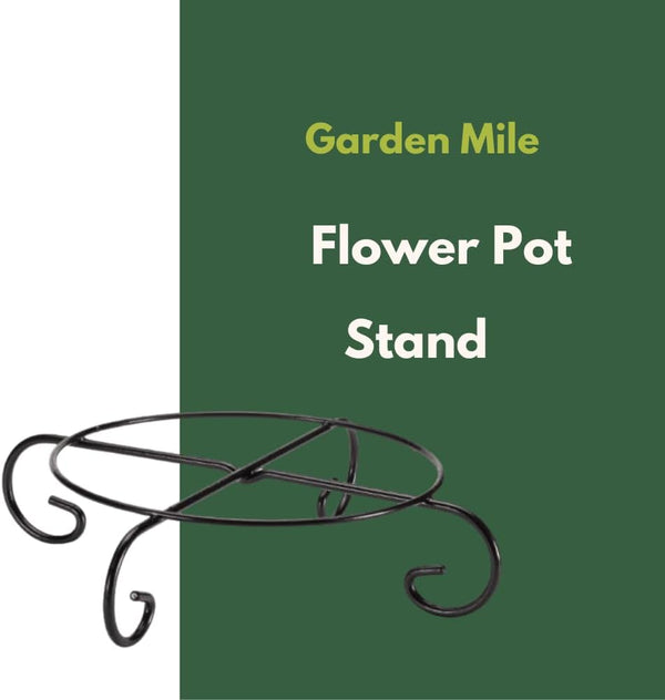 Strong flower pot stand for patio displays