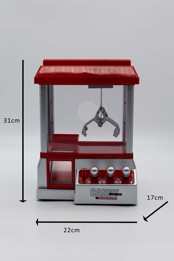 Candy grabber machine with fun light and sound effects