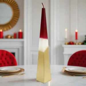 long burning pillar candle