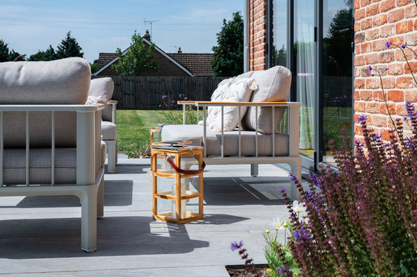 Taupe outdoor lounge furniture