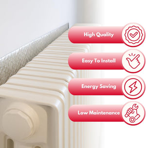 Thermal reflective radiator foil roll