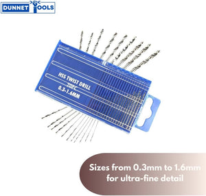 Fine micro drill bits for jewellery and model making.