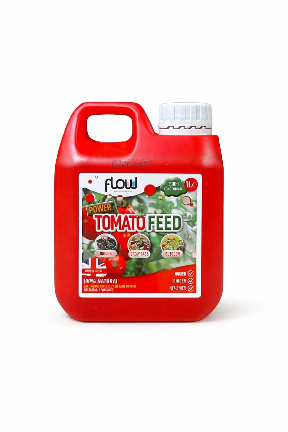 One litre tomato feed concentrate bottle