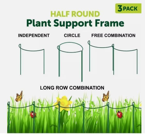 plant support stakes for roses and shrubs