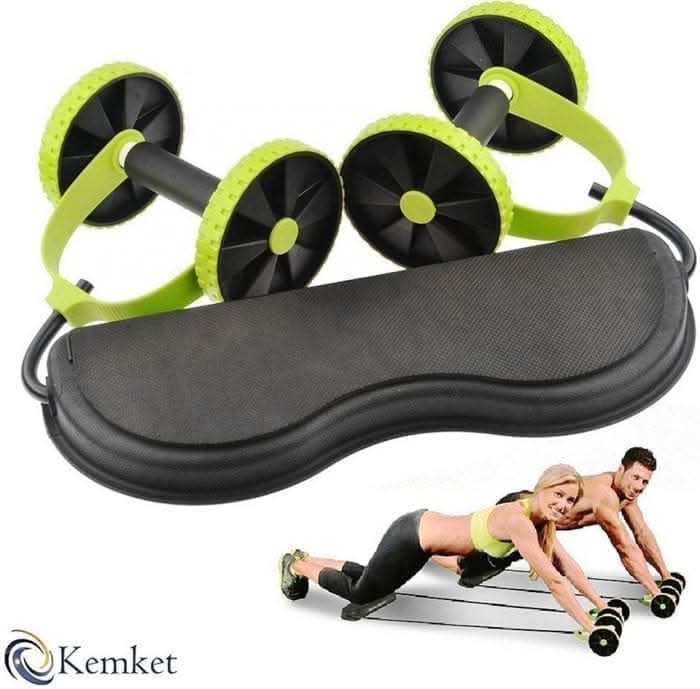 Body abdominal resistance trainer for home workouts
