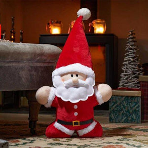Traditional standing Santa Claus Christmas figure decoration