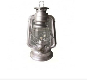 Traditional camping lantern with handle