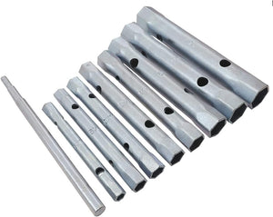 Chrome vanadium tubular spanner set