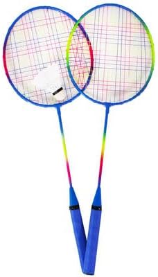 badminton rackets and shuttlecock for camping holidays