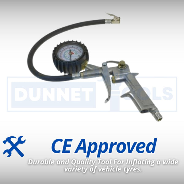 motorcycle tyre inflator pressure gauge