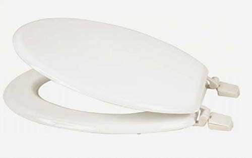 MDF toilet seat with soft closing mechanism