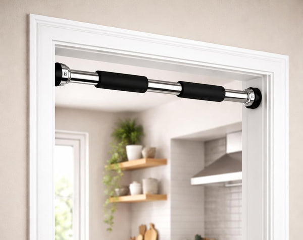 Home gym pull up bar for strength training