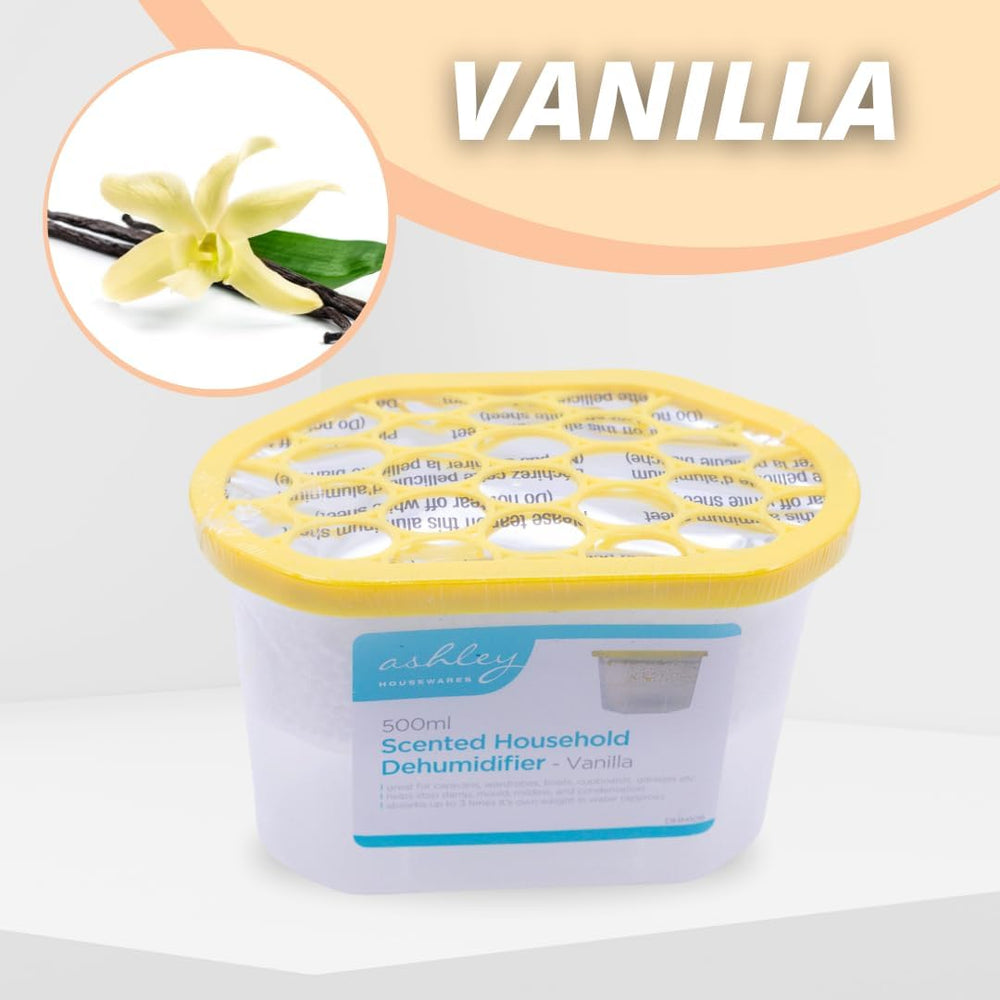 500ml vanilla scented moisture absorber dehumidifier