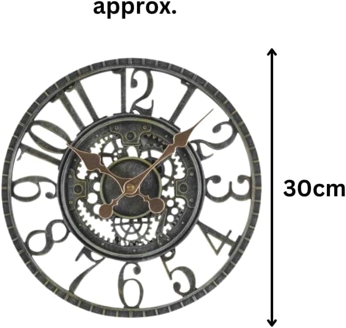 Vintage style patio wall clock