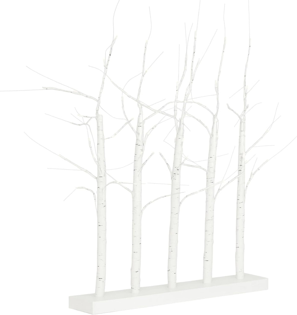 80cm pre lit birch twig tree with warm white LEDs